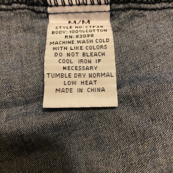 CI SONO Belted Long Sleeve Denim Jean Dress - Picture 5 of 5